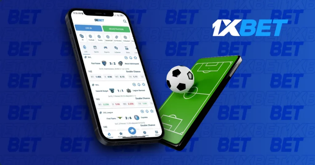 Mobile application for sports betting from 1xBet Korea